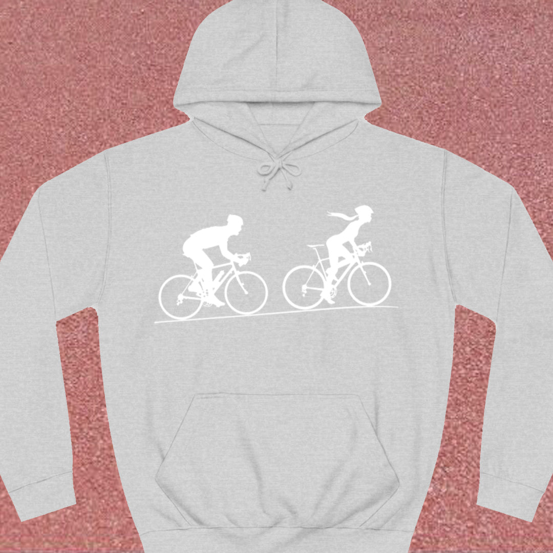Achtervolging Hij (wit) Hoodie