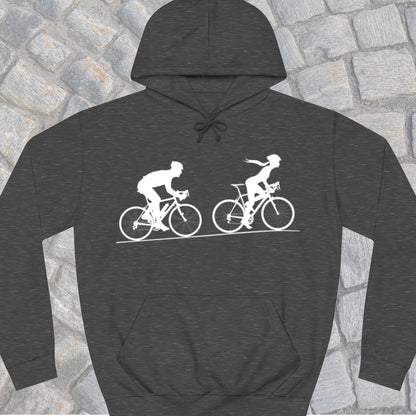 Achtervolging Hij (wit) Hoodie