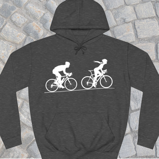 Achtervolging Hij (wit) Hoodie