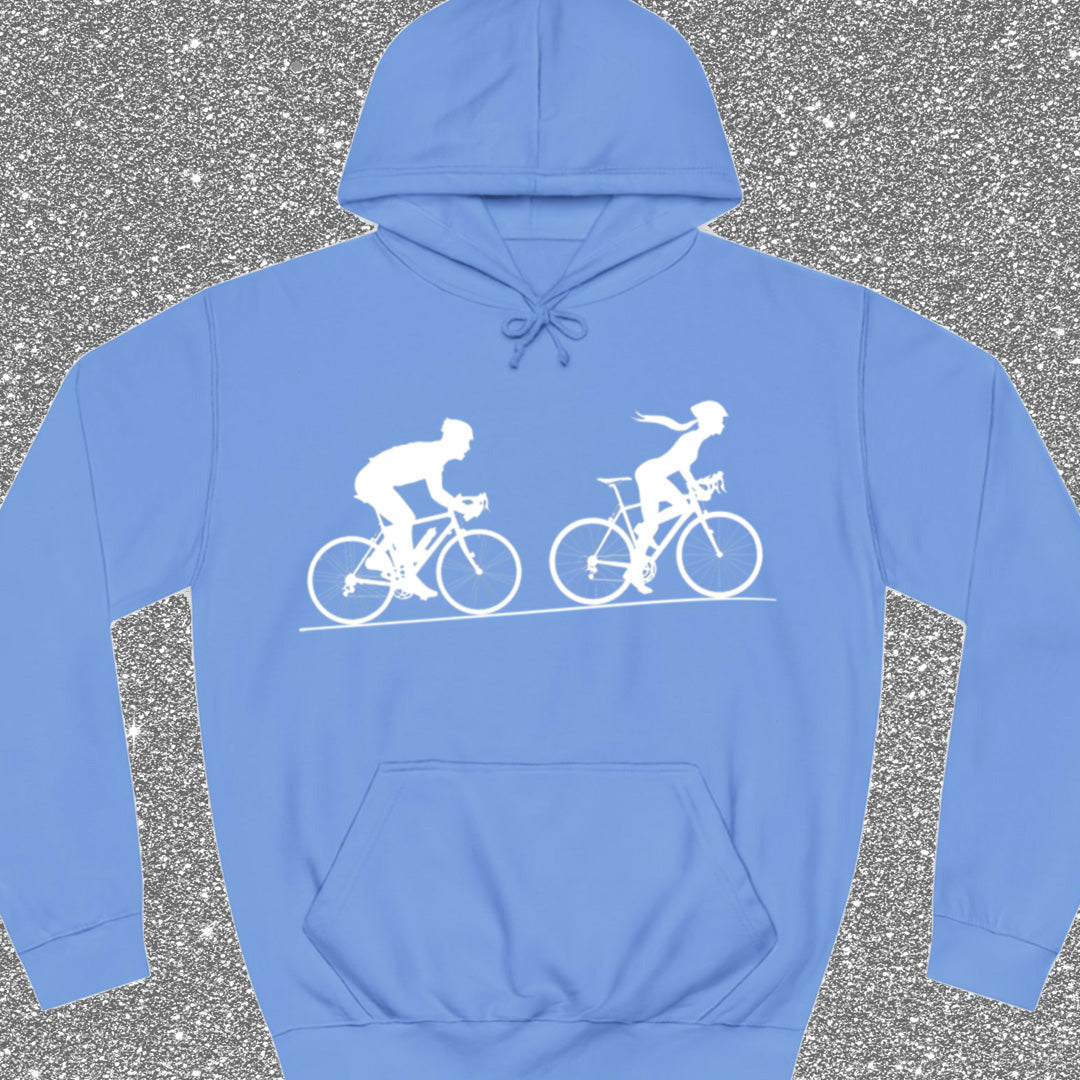 Achtervolging Hij (wit) Hoodie