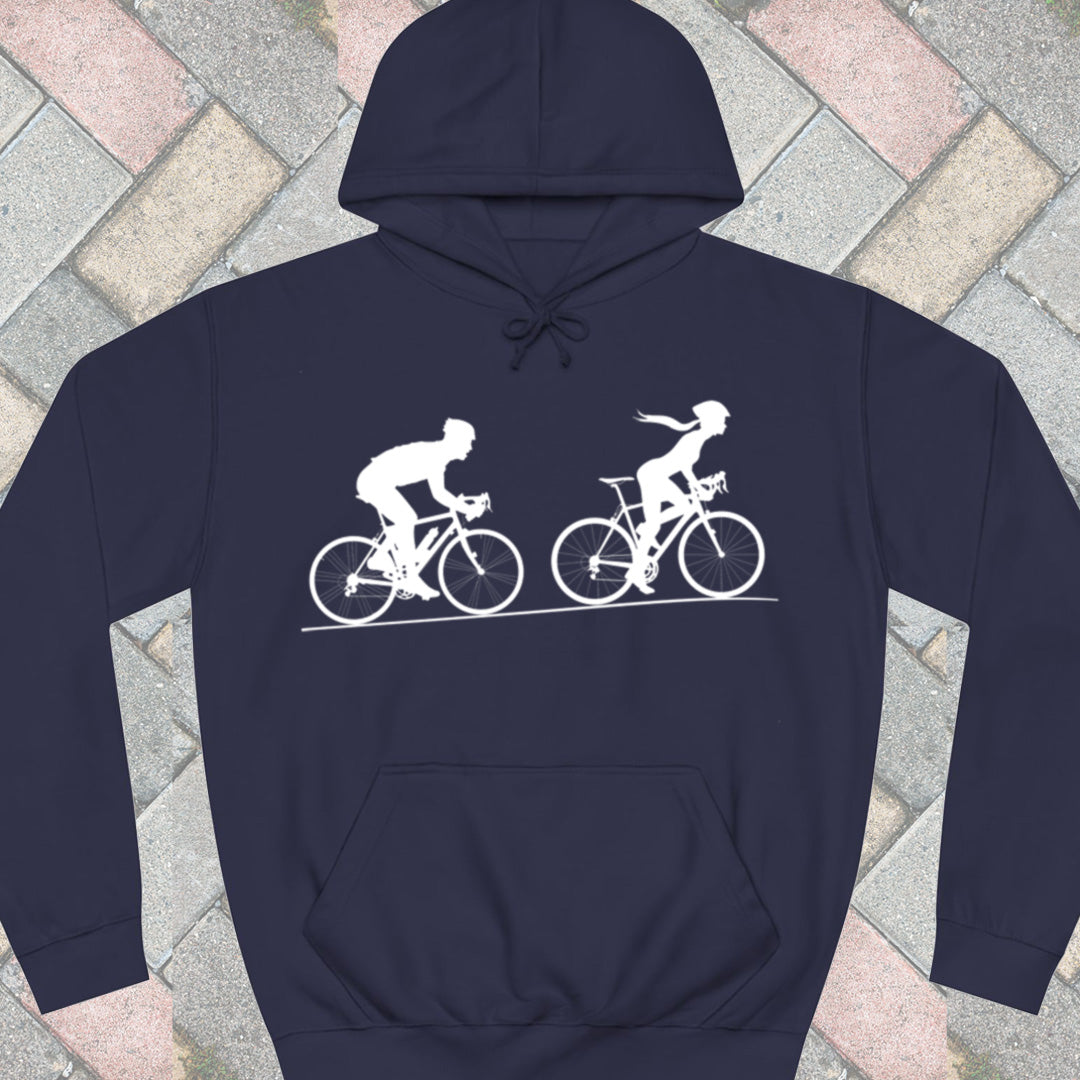 Achtervolging Hij (wit) Hoodie
