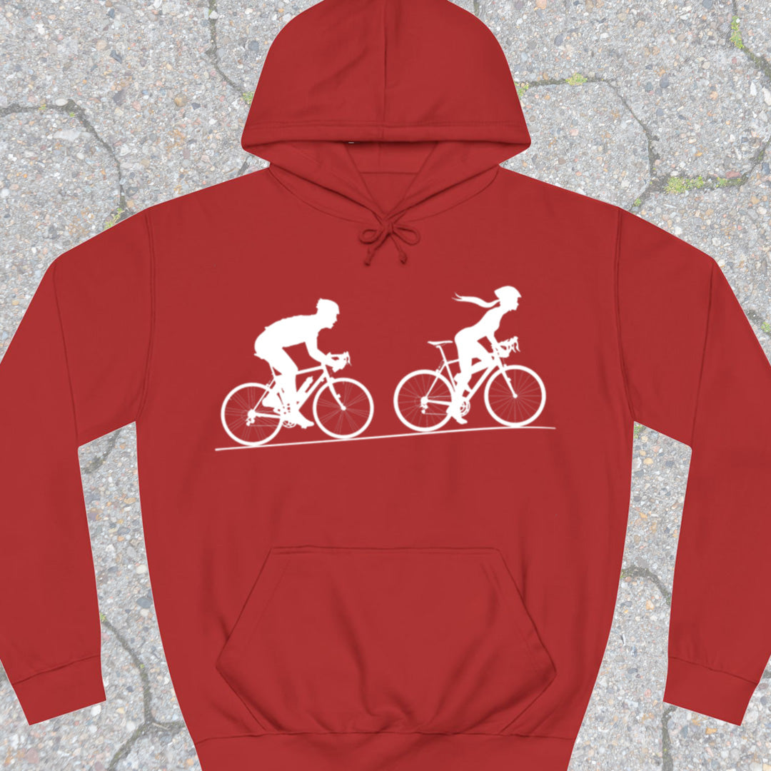 Achtervolging Hij (wit) Hoodie