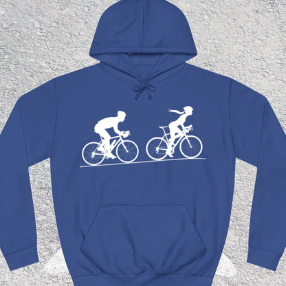 Achtervolging Hij (wit) Hoodie