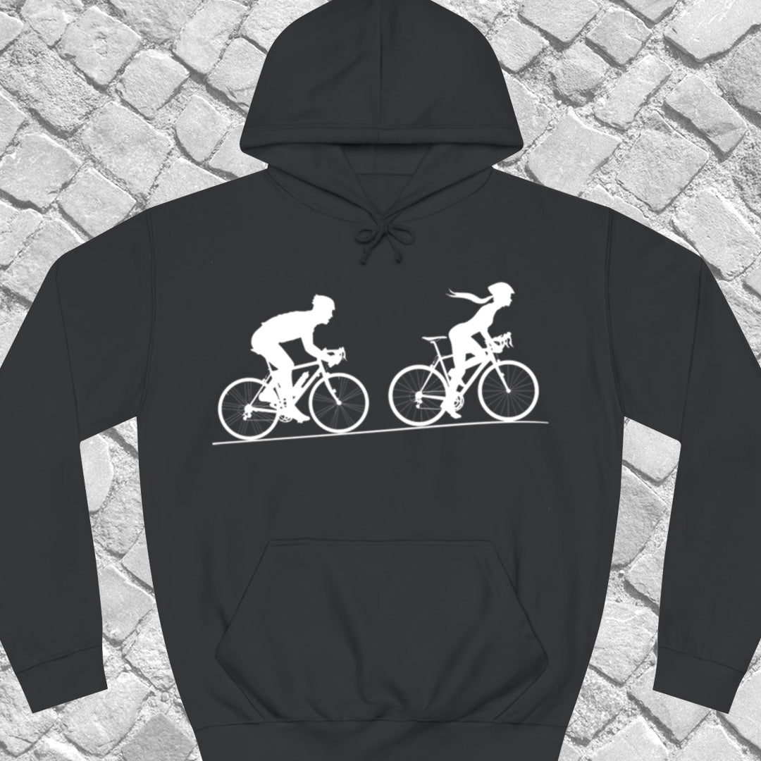 Achtervolging Hij (wit) Hoodie