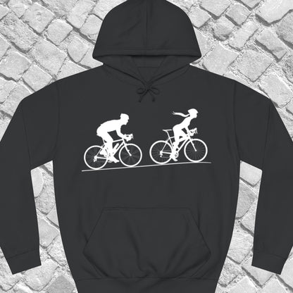 Achtervolging Hij (wit) Hoodie