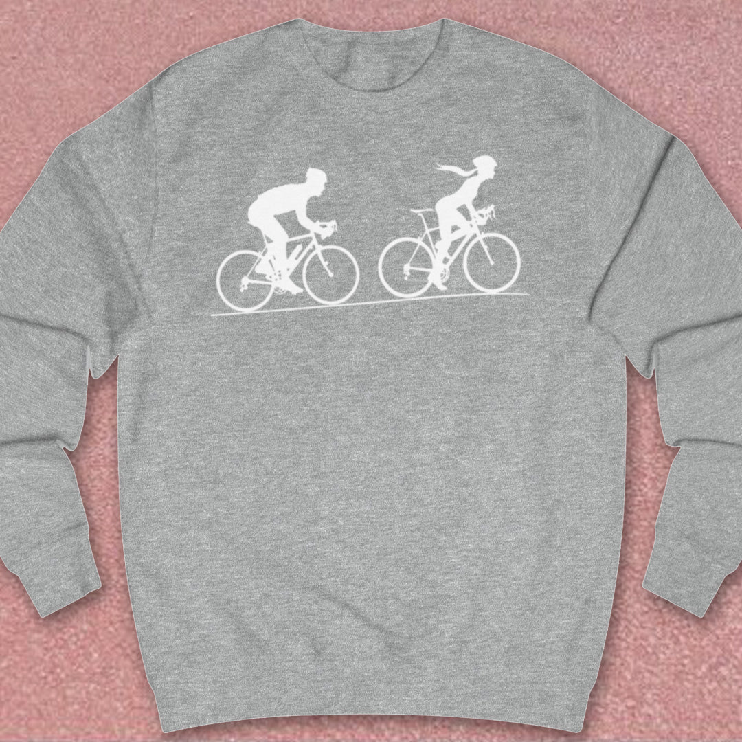 Achtervolging (Hij) Wit Sweater