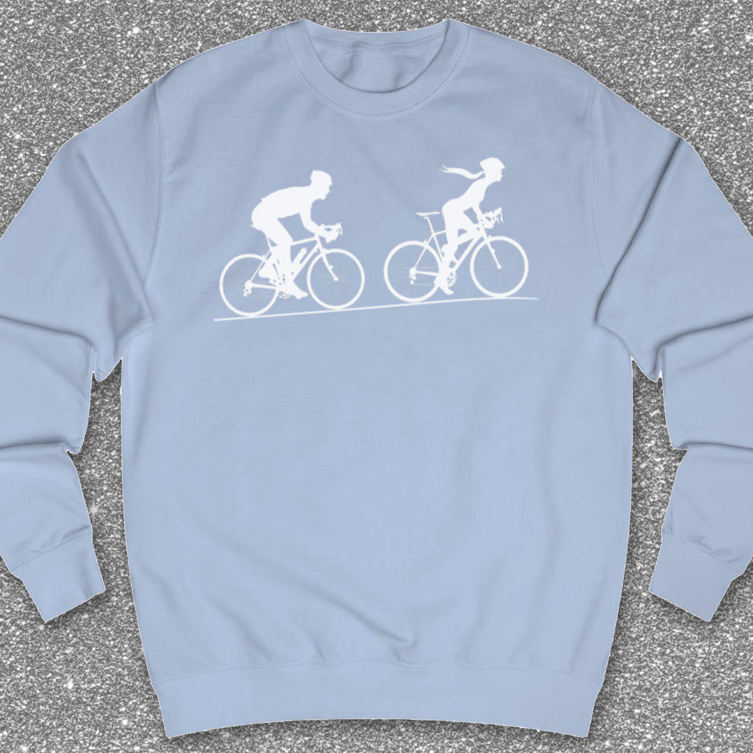 Achtervolging (Hij) Wit Sweater