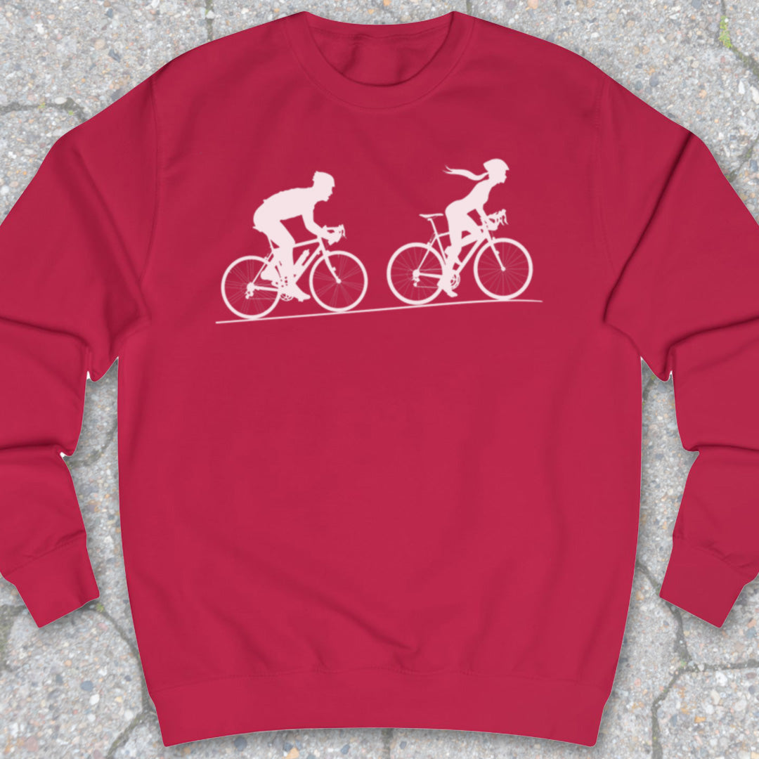 Achtervolging (Hij) Wit Sweater