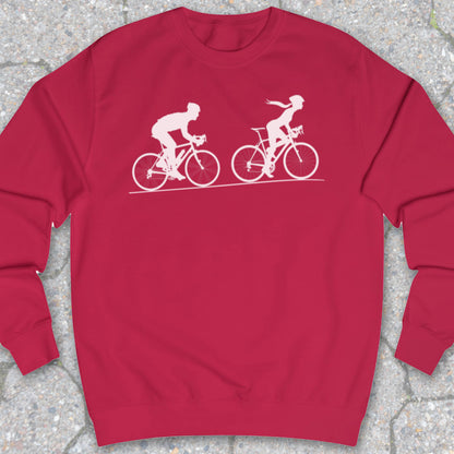 Achtervolging (Hij) Wit Sweater