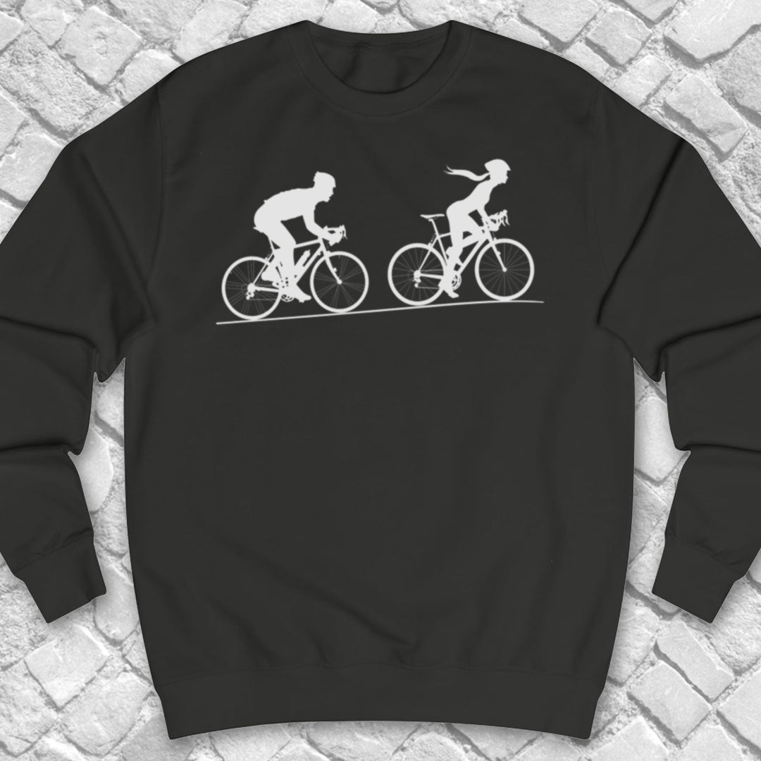 Achtervolging (Hij) Wit Sweater