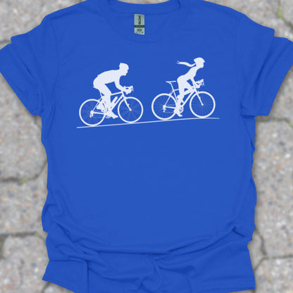 Achtervolging Hij (Wit) T‑Shirt