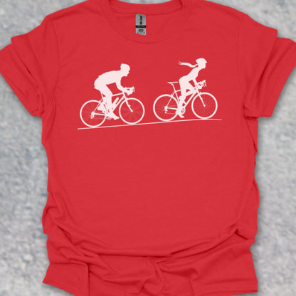 Achtervolging Hij (Wit) T‑Shirt