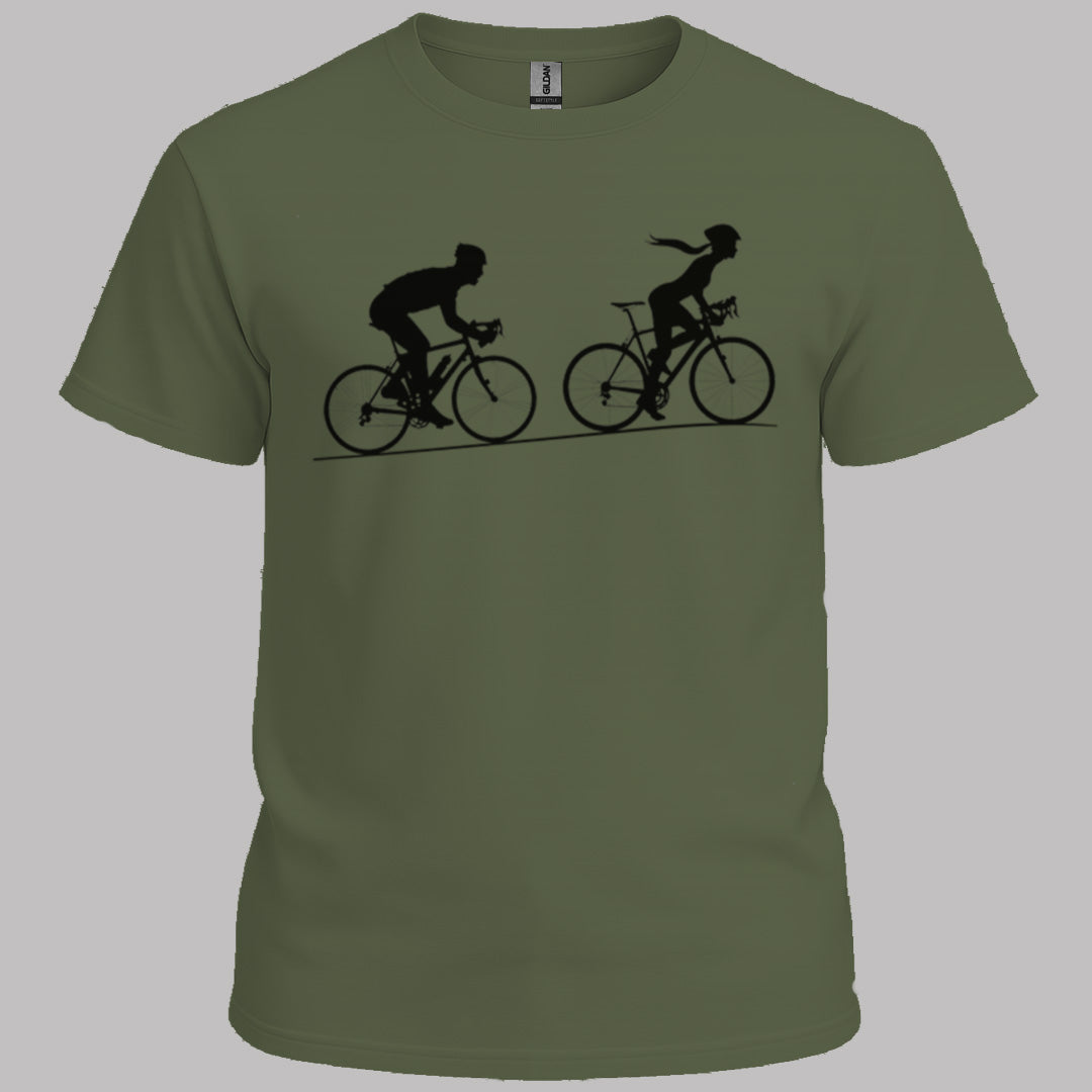 Achtervolging (Hij) Zwart T‑Shirt