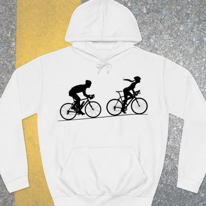 Achtervolging Hij (zwart) Hoodie