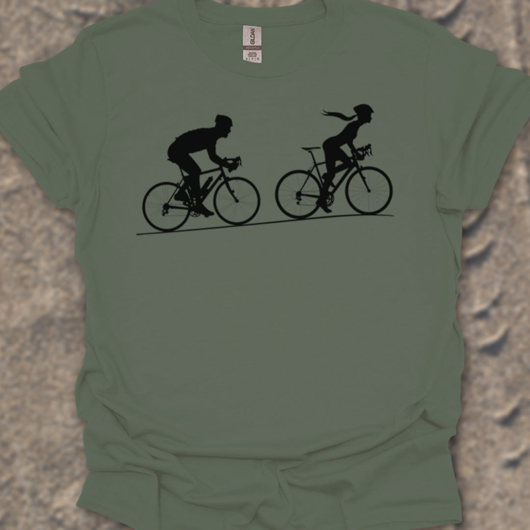 Achtervolging (Hij) Zwart T‑Shirt