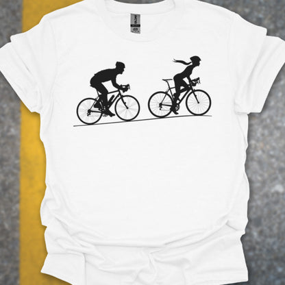 Achtervolging (Hij) Zwart T‑Shirt