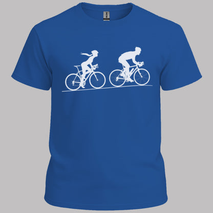 Achtervolging Zij (Wit) T‑Shirt