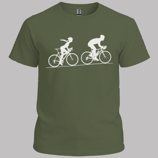 Achtervolging Zij (Wit) T‑Shirt