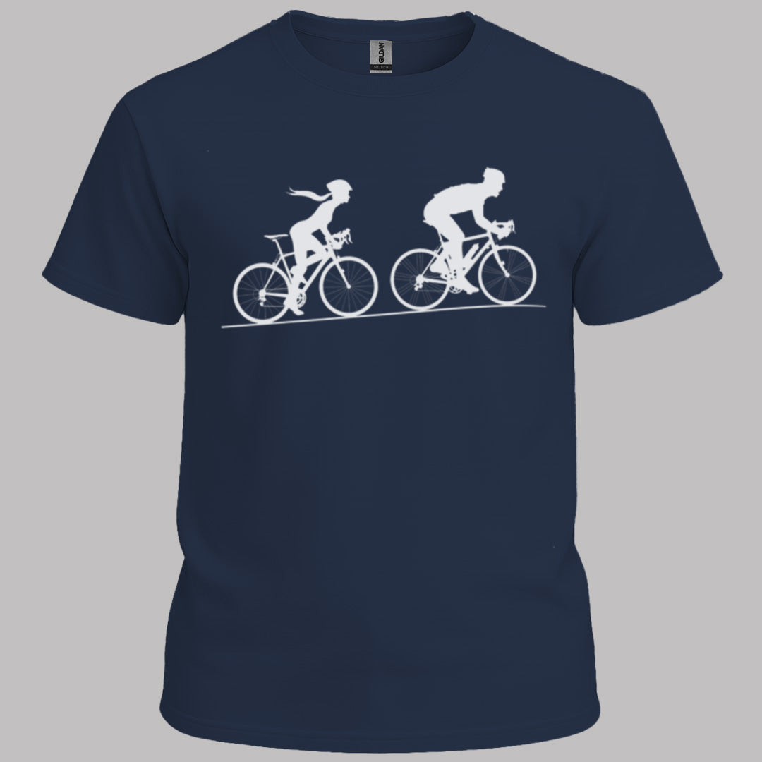Achtervolging Zij (Wit) T‑Shirt