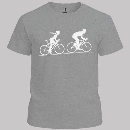 Achtervolging Zij (Wit) T‑Shirt