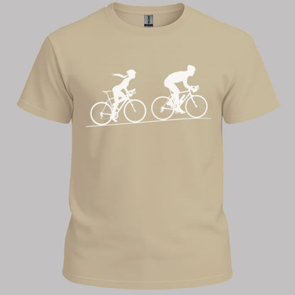 Achtervolging Zij (Wit) T‑Shirt