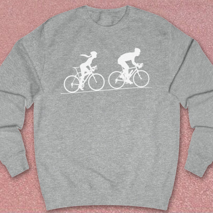 Achtervolging (Zij) Wit Sweater