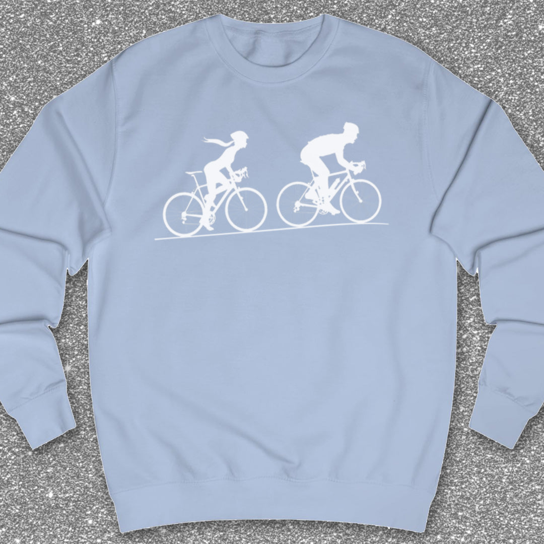 Achtervolging (Zij) Wit Sweater