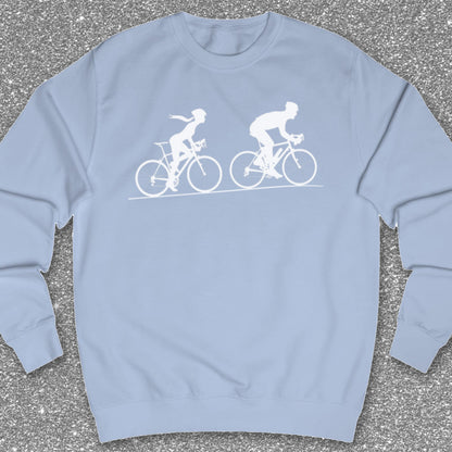 Achtervolging (Zij) Wit Sweater