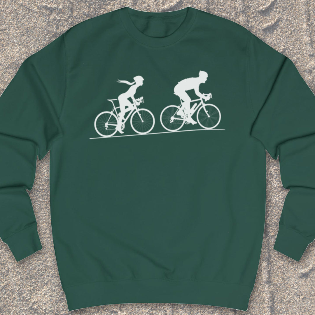 Achtervolging (Zij) Wit Sweater