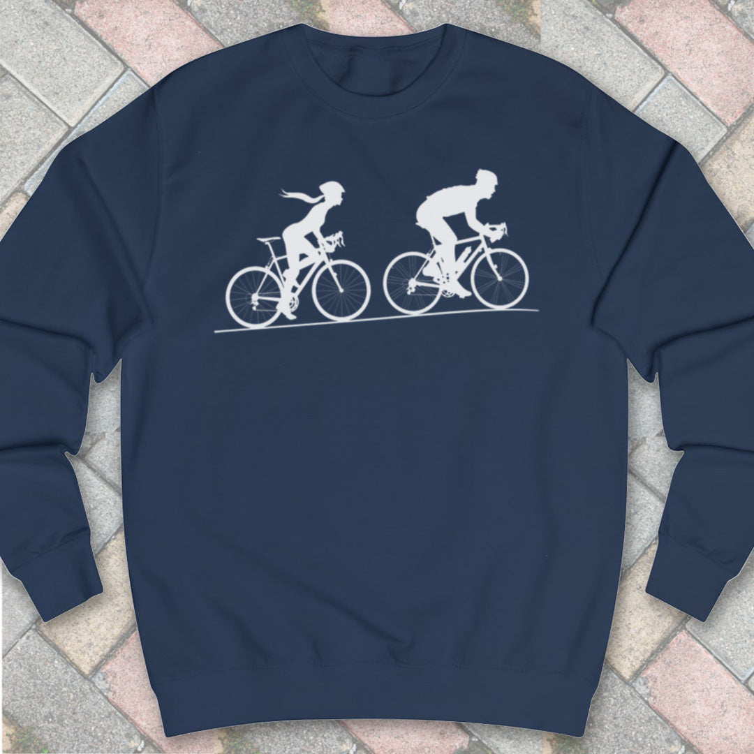 Achtervolging (Zij) Wit Sweater