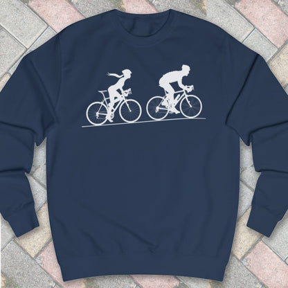 Achtervolging (Zij) Wit Sweater