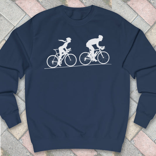 Achtervolging (Zij) Wit Sweater