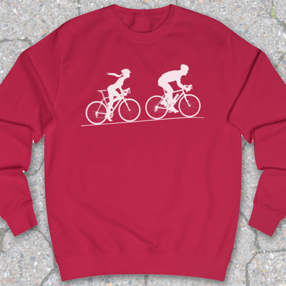 Achtervolging (Zij) Wit Sweater