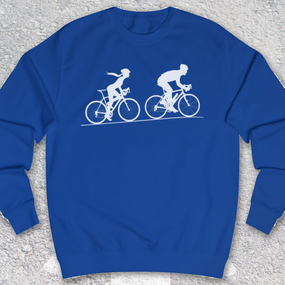 Achtervolging (Zij) Wit Sweater