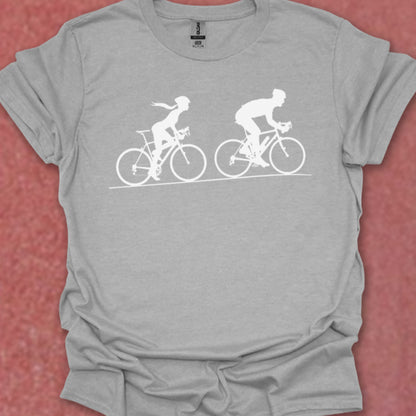 Achtervolging Zij (Wit) T‑Shirt