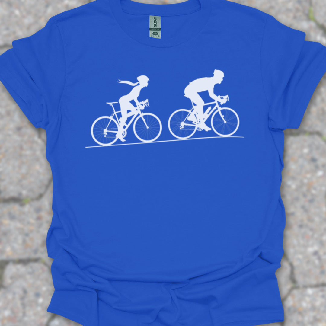 Achtervolging Zij (Wit) T‑Shirt