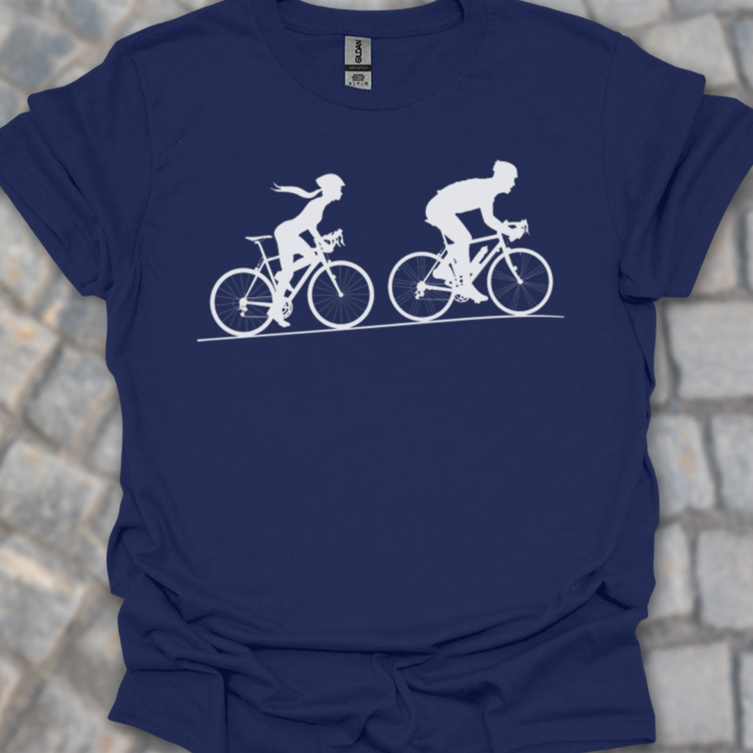 Achtervolging Zij (Wit) T‑Shirt