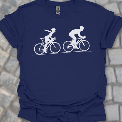 Achtervolging Zij (Wit) T‑Shirt