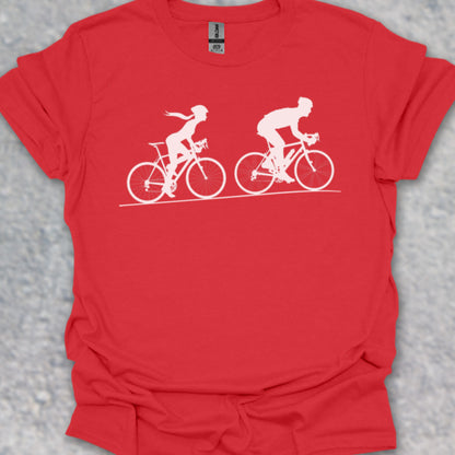 Achtervolging Zij (Wit) T‑Shirt