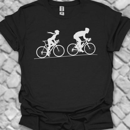 Achtervolging Zij (Wit) T‑Shirt