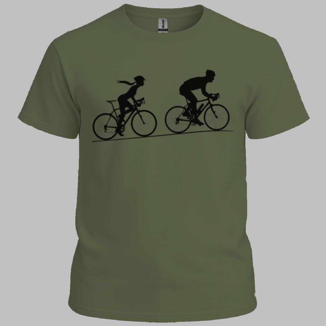 Achtervolging (Zij) Zwart T‑Shirt
