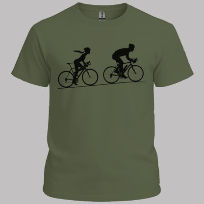 Achtervolging (Zij) Zwart T‑Shirt