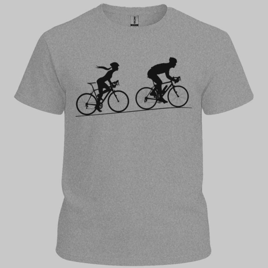 Achtervolging (Zij) Zwart T‑Shirt