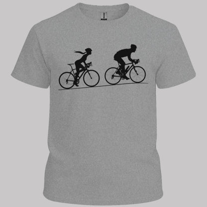 Achtervolging (Zij) Zwart T‑Shirt