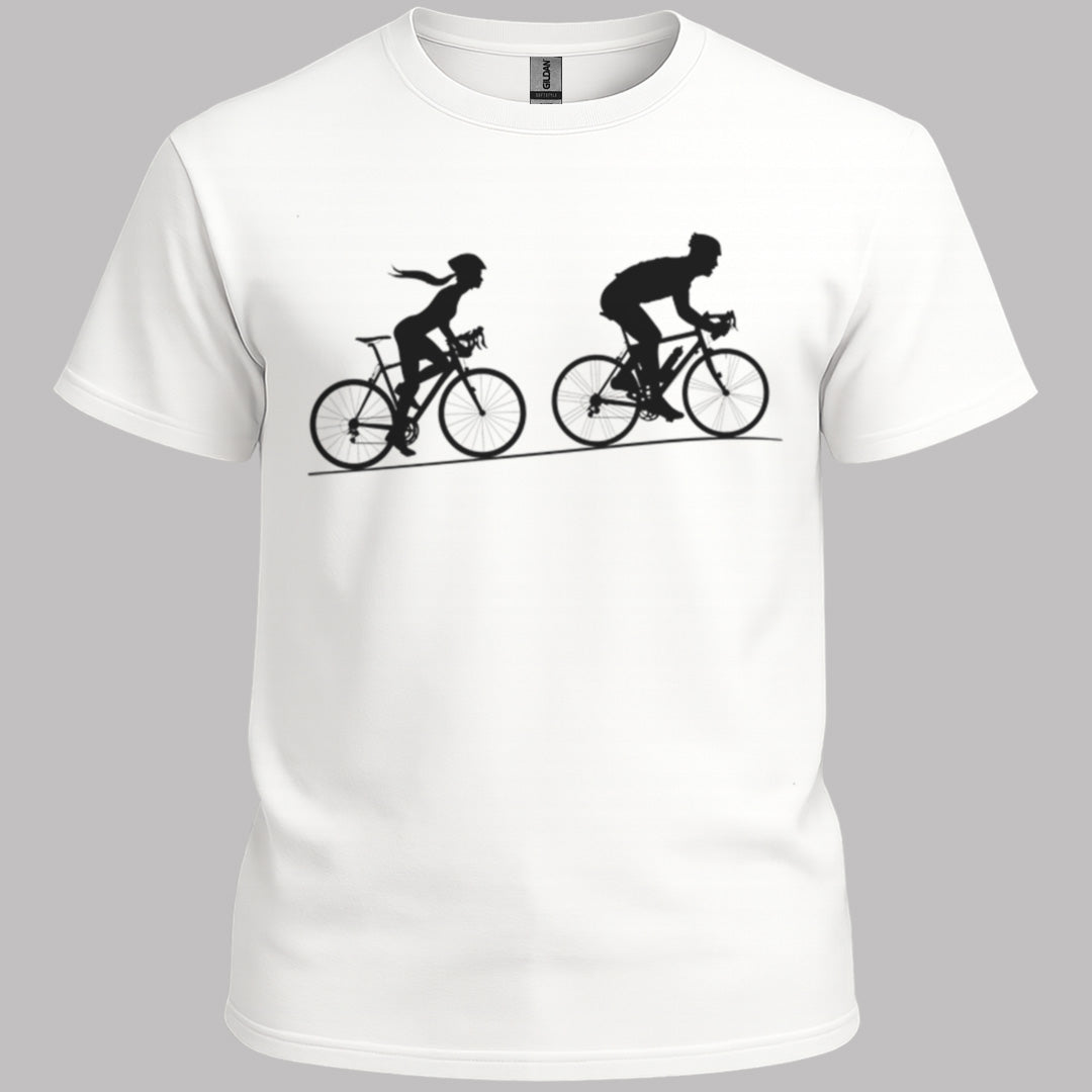 Achtervolging (Zij) Zwart T‑Shirt