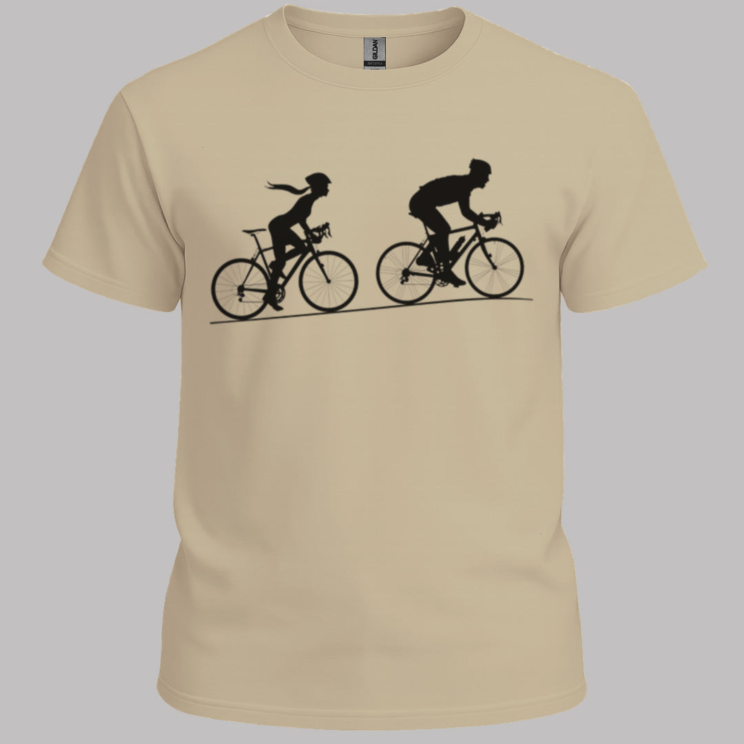Achtervolging (Zij) Zwart T‑Shirt