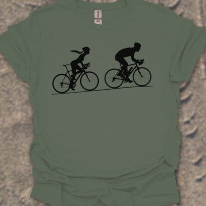 Achtervolging (Zij) Zwart T‑Shirt