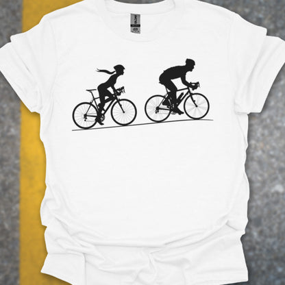 Achtervolging (Zij) Zwart T‑Shirt