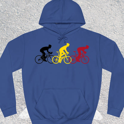 Koersers driekleur Hoodie