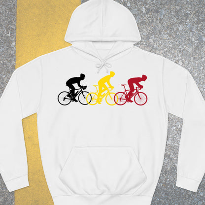 Koersers driekleur Hoodie